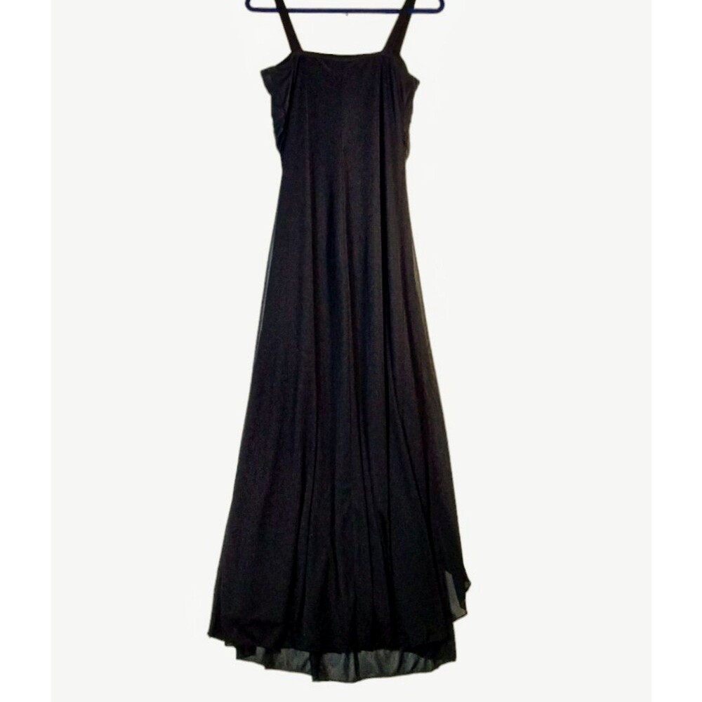 Maxi Dress Size M Milkmaid Baby Doll Cute Goth Castle Core Chiffon
